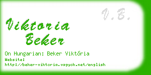 viktoria beker business card